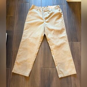 Red Kap Khaki Work Pants – Size 40 – Durable Zip Fly Uniform Pants